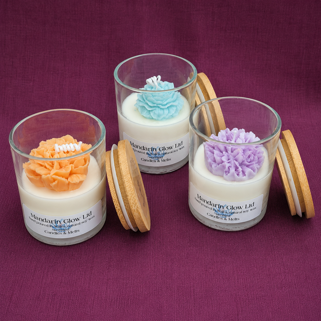 Glass Wicked & Wickless Candles